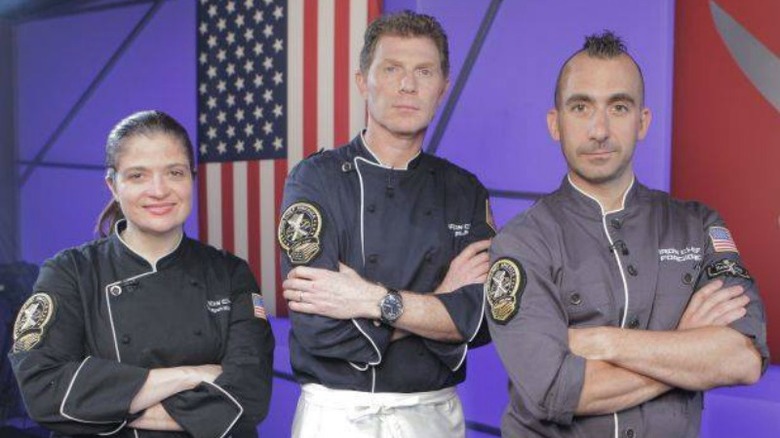 Bobby Flay on iron chef