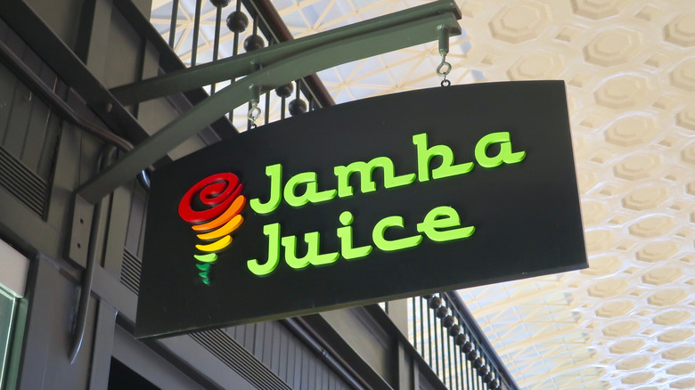 Jamba Juice sign