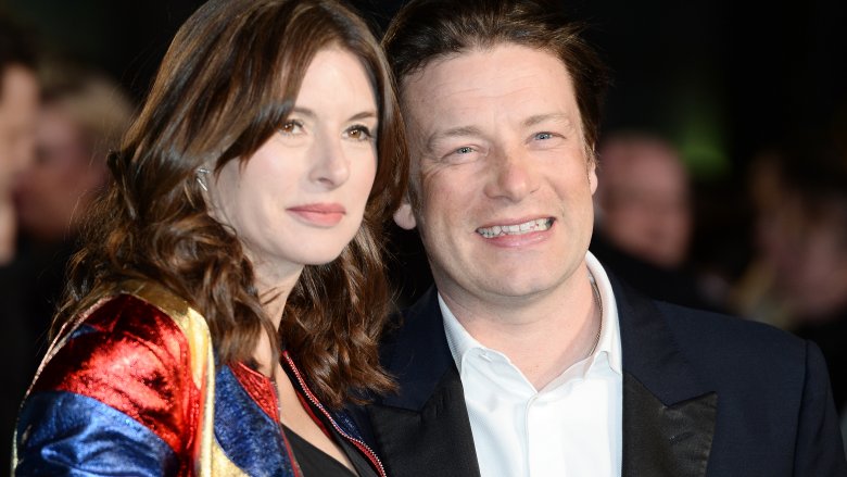 Jamie Oliver and wife