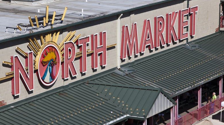 The North Market building and sign in Columbus ohio