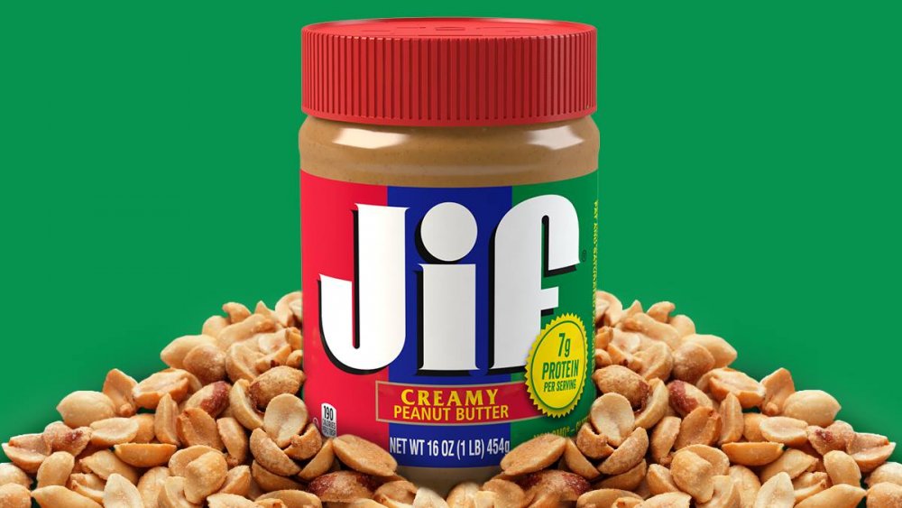 Jif in a mountain of peanuts