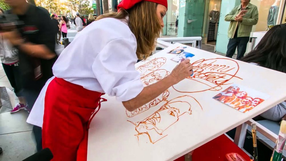 johnny rockets ketchup artist