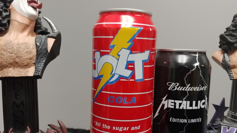 Old Jolt can on display