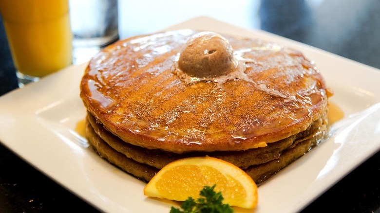 Pumpkin pancakes at Keke's Breakfast Cafe