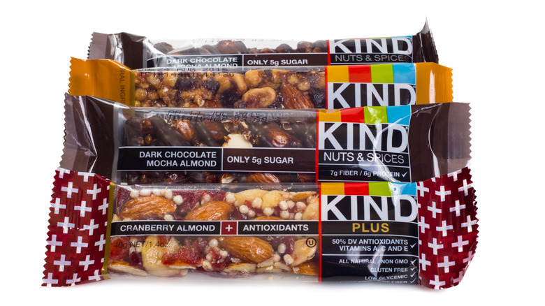 Different flavors of KIND bars