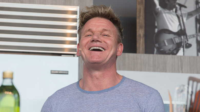 Gordon Ramsay chuckling