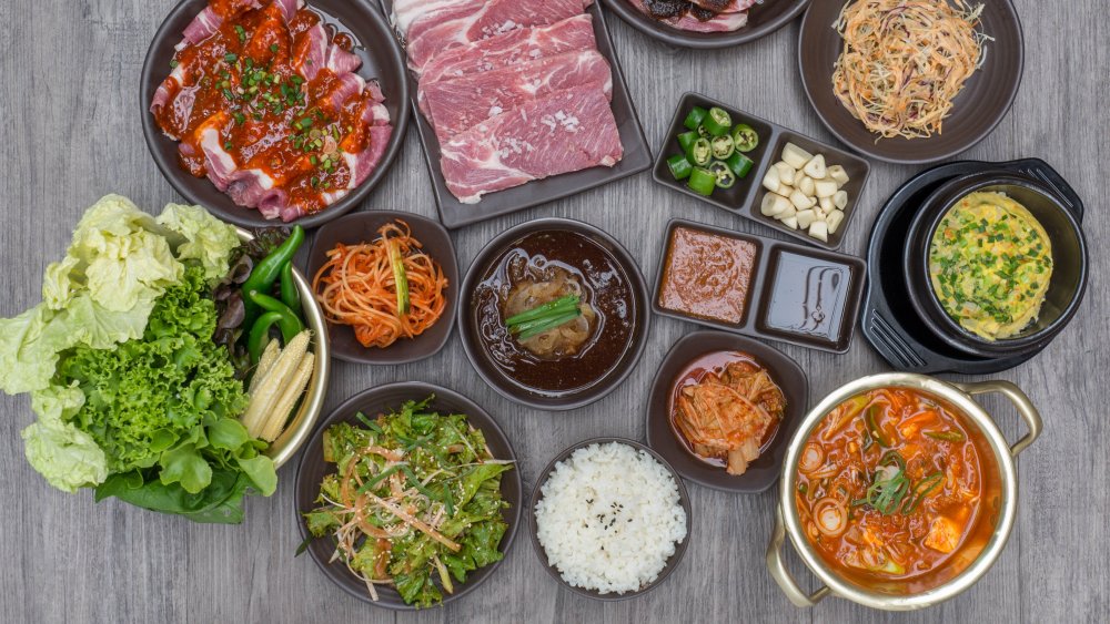 Korean barbecue side dishes