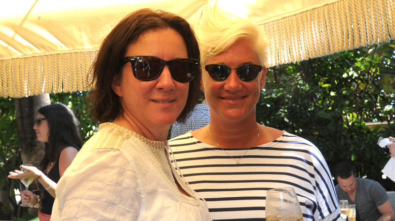 Koren Grieveson and Anne Burrell