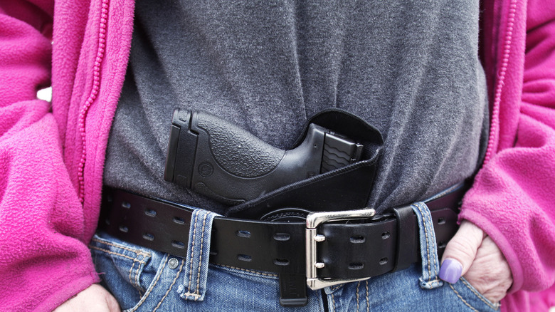 Open carry gun in jeans