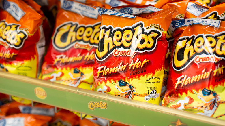 Bags of Cheetos 