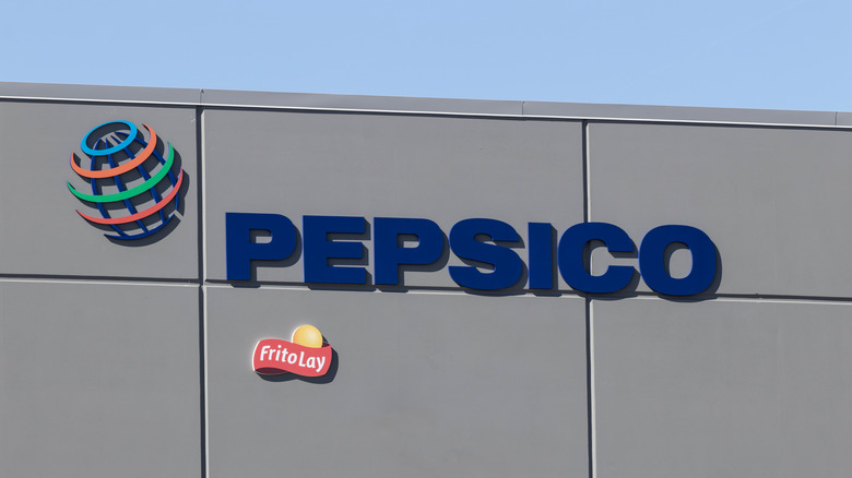 PepsiCo sign on building 