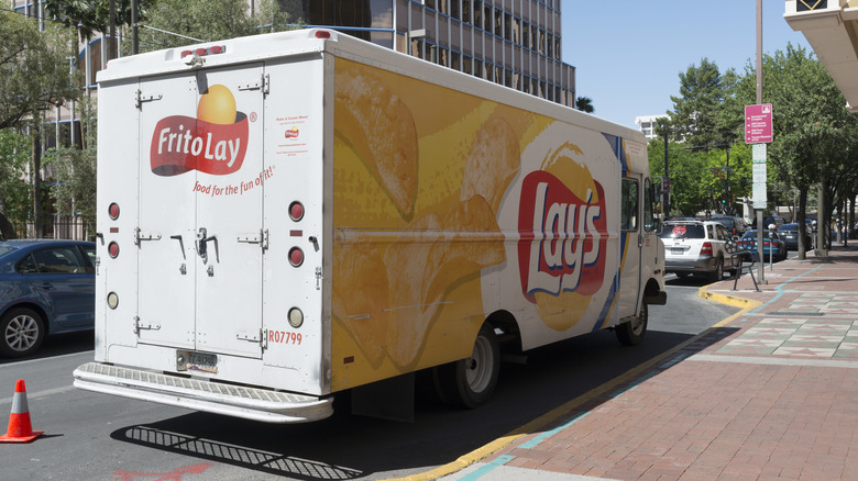 Frito-Lay truck on street