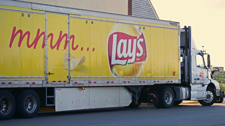 Frito-Lay truck at factory