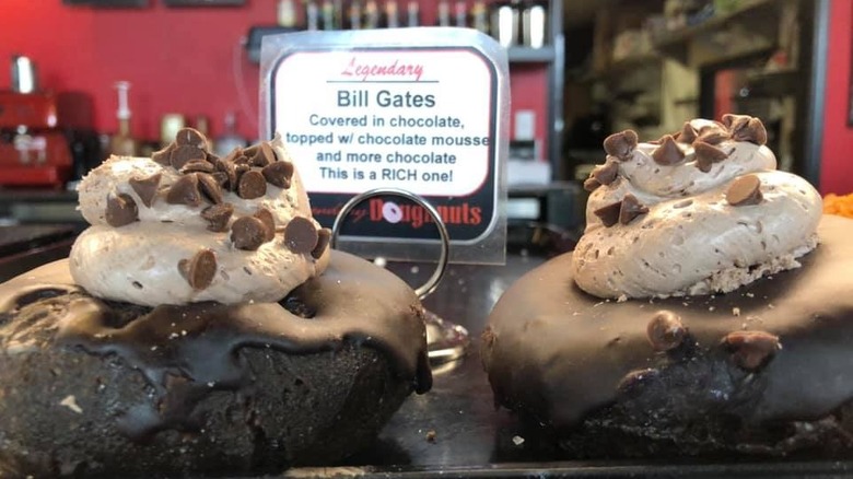 legendary doughnuts bill gates chocolate doughnuts