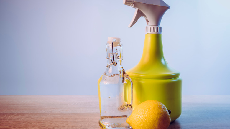 Lemon and cleaning products