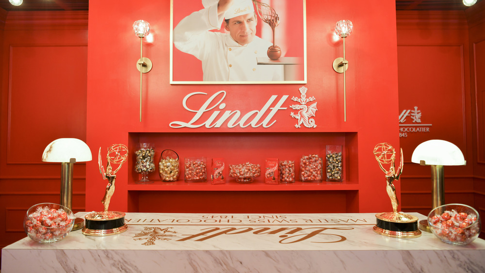 Lindt chocolate at the Emmys