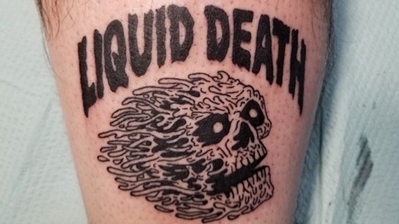 Liquid Death Tattoo