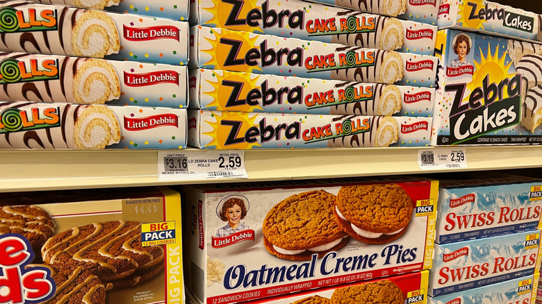 Little Debbie snack cakes grocery store