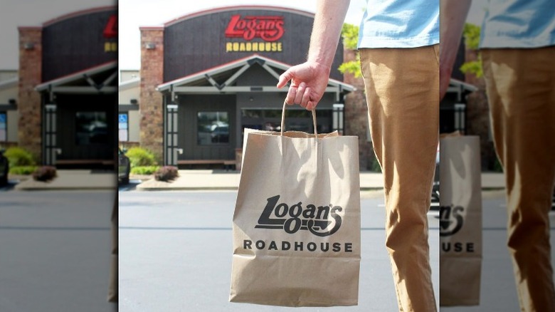 Logan's Roadhouse takeout bag