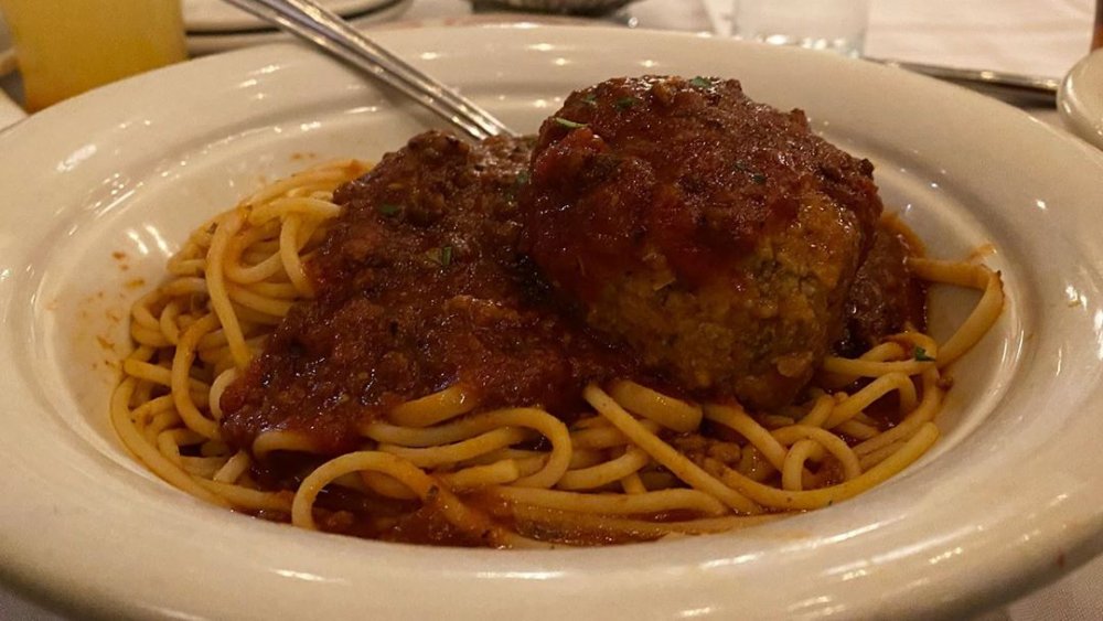 Spaghetti and Meatballs at Maggiano's