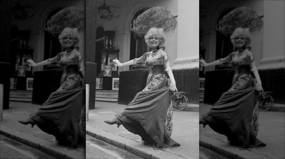 Carol Channing in a Hello Dolly! musical costume