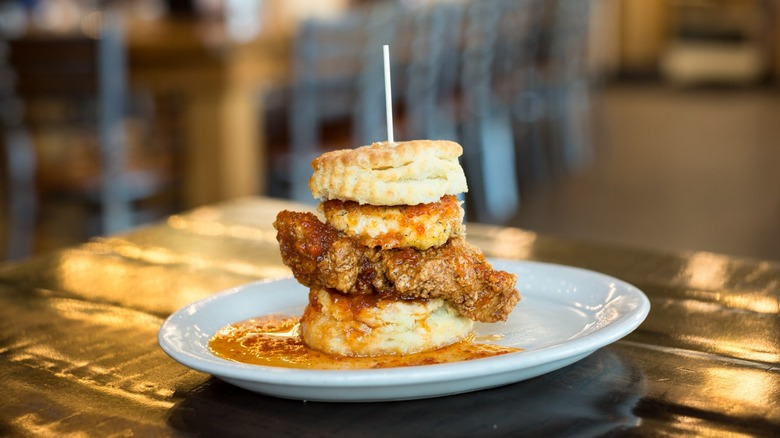 The Squawking Goat biscuit at Maple Street Biscuit Company