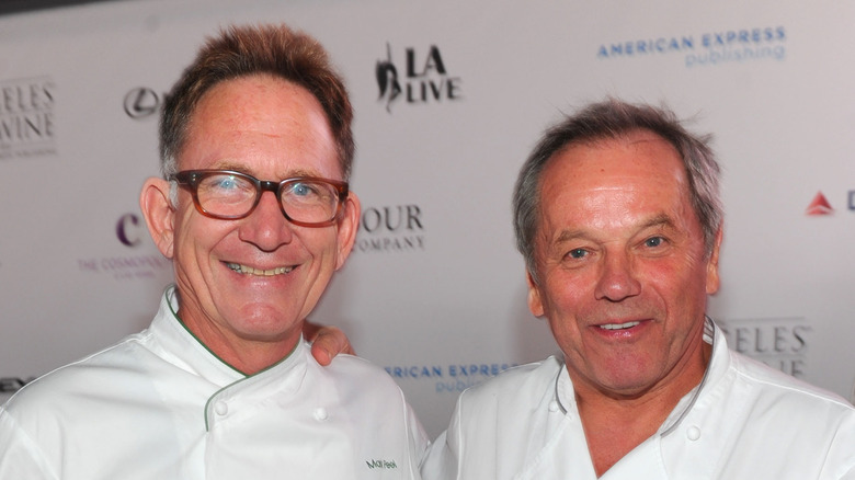 Chef Mark Peel with Chef Wolfgang Puck