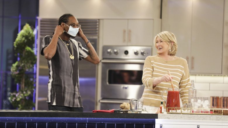 Snoop goofing off in kitchen