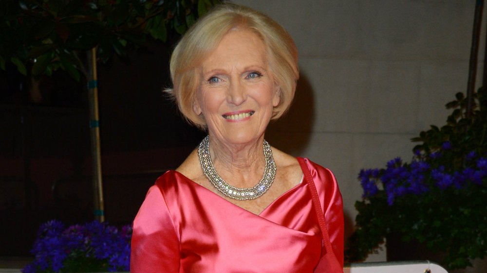 Mary Berry on the red carpet