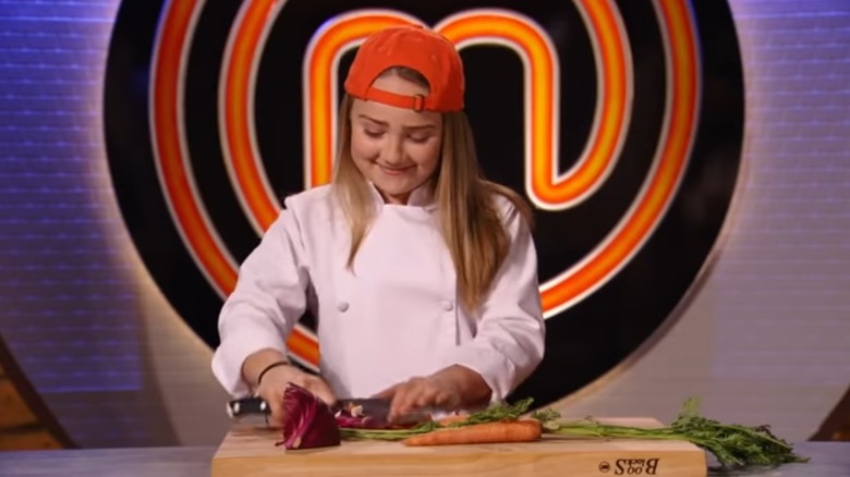 masterchef junior addison chopping veggies