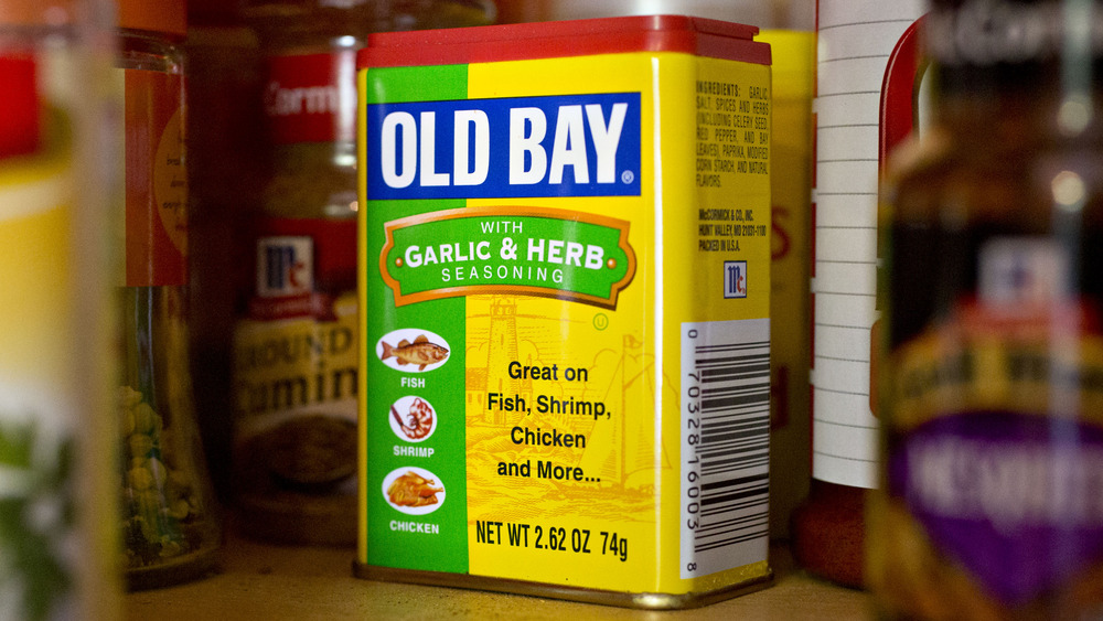 Tin of Old Bay Seasoning