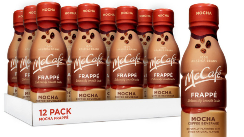 12-pack mcdonald's frappe bottles