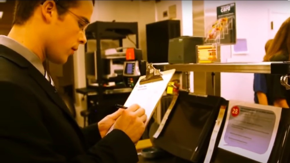 A man working at McDonald's Hamburger University 