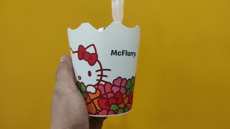 Hello Kitty McFlurry cup