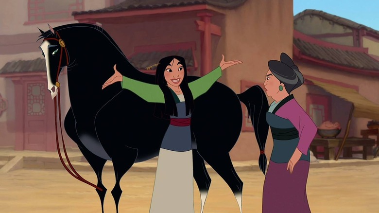 Image from the film Mulan