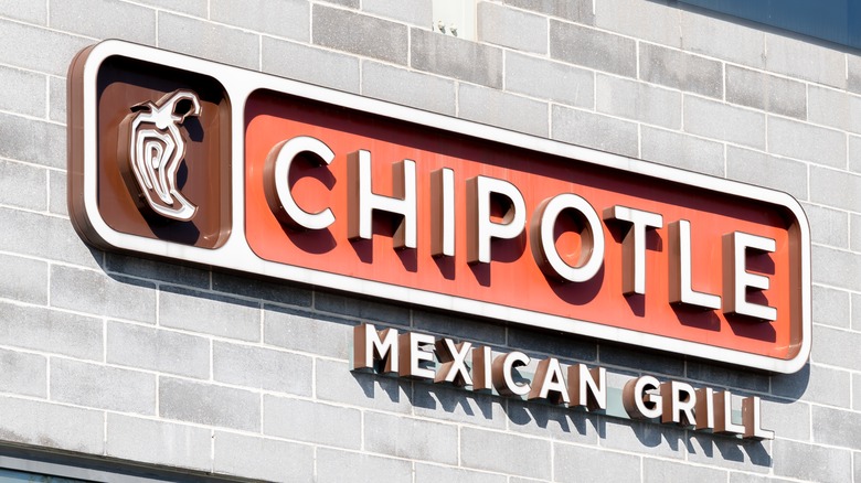 Chipotle Mexican Grill restaurant sign