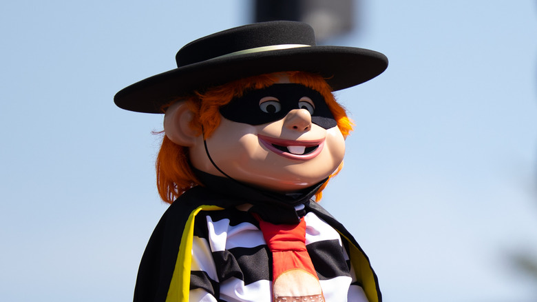 The Hamburglar mascot