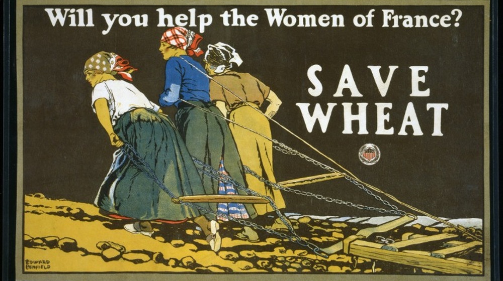 WWI food propaganda poster