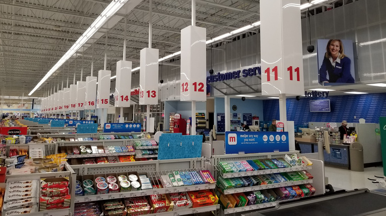 inside of meijer store 