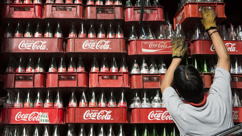 Mexican Coca-Cola in transport