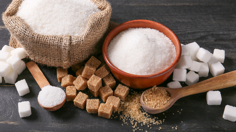 Varied sugar types