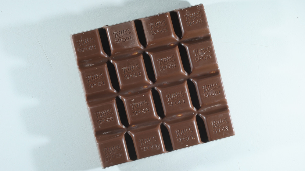 square chocolate bar