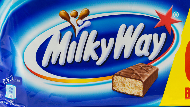 Package of European Milky Way bars