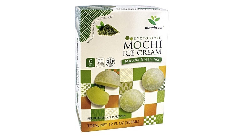 Maeda-en matcha mochi ice cream 