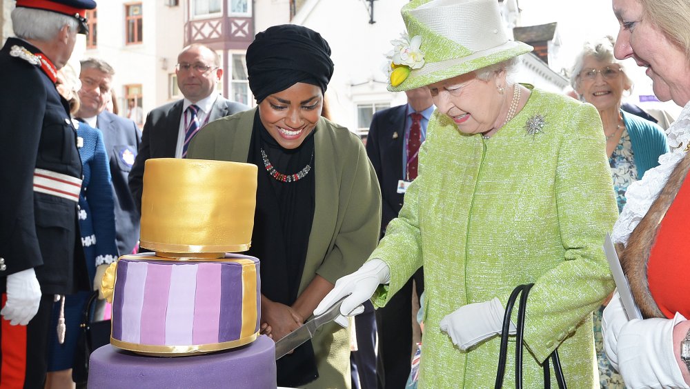 Nadiya Hussain Queen Elizabeth II