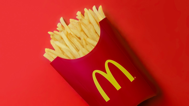 McDonald's fries in a carton