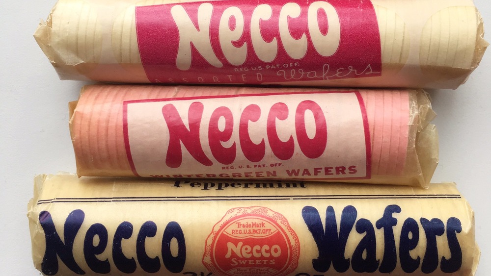 Vintage necco wafer packaging