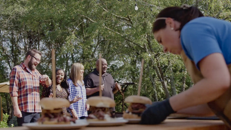 American Barbecue Showdown judging panel