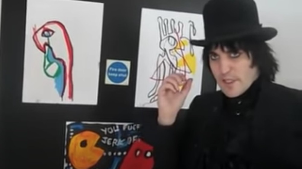 Noel Fielding accomplished artist