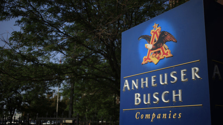 Anheuser-Busch Companies sign